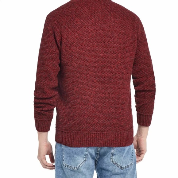 Weatherproof Vintage Men's Solid Mesh Stitch Sweater Pink Size XXL Regular - Picture 2 of 5